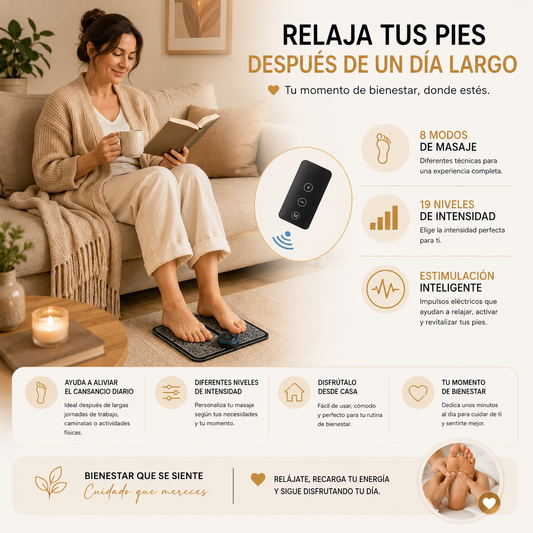 Zenya™ Relief Pack Masajeador de Pies + Masajeador de Espalda