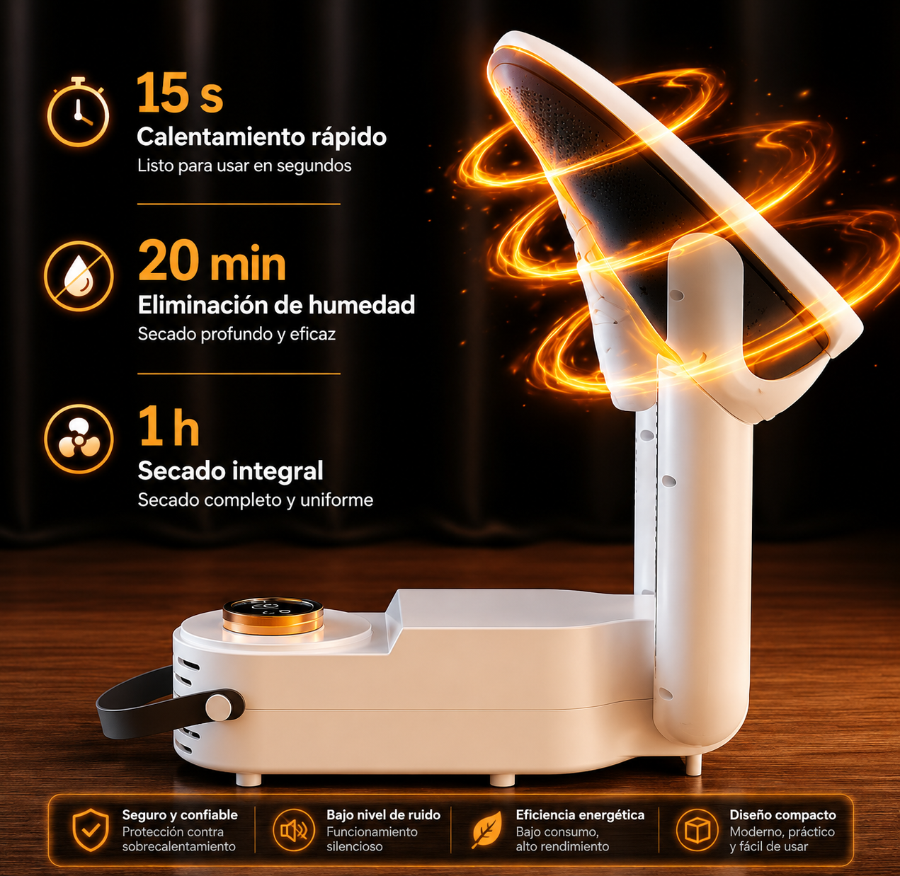 ThermaDry™ Pro | Secador Eléctrico Plegable para Zapatos