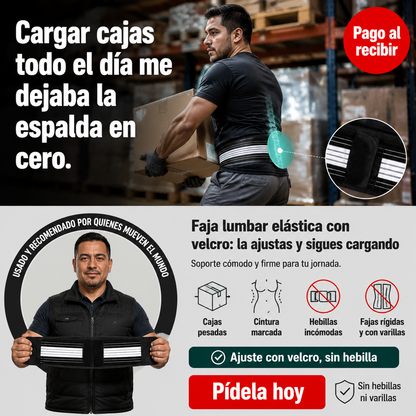 LumboFit™ Cinturón Pélvico Ajustable
