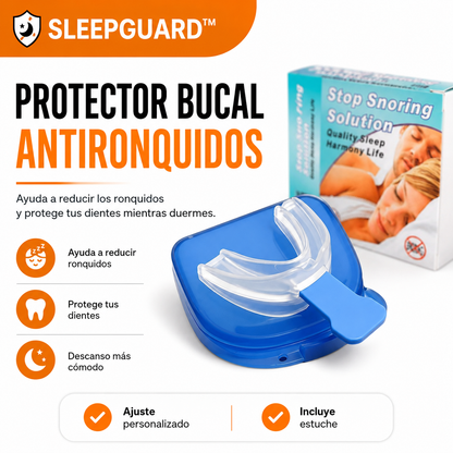 SleepGuard™ | Protector Bucal Antirronquidos y Anti Bruxismo
