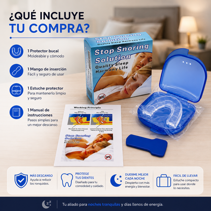 SleepGuard™ | Protector Bucal Antirronquidos y Anti Bruxismo