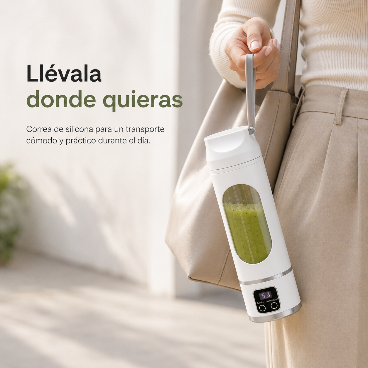 BlendGo Pulse™ — Licuadora Procesadora Portátil USB