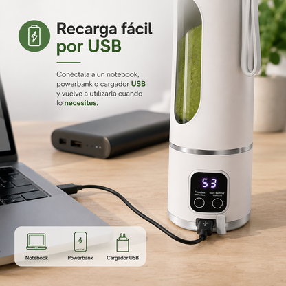 BlendGo Pulse™ — Licuadora Procesadora Portátil USB