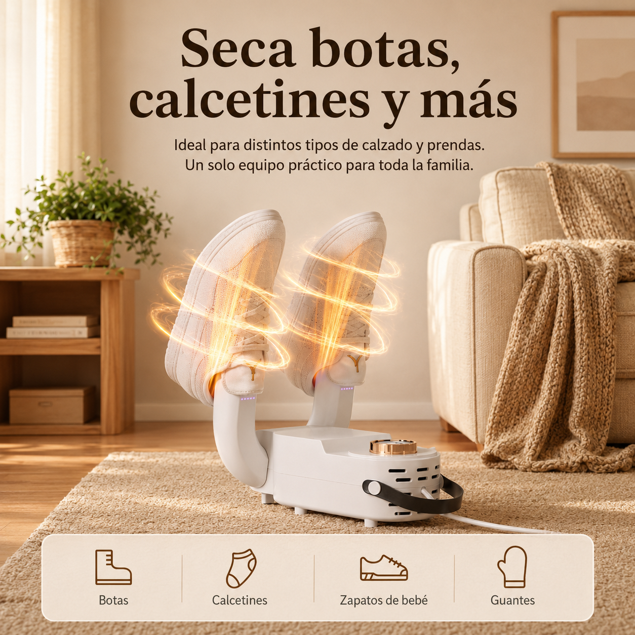 ThermaDry™ Pro | Secador Eléctrico Plegable para Zapatos