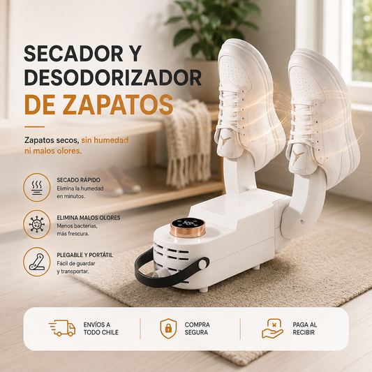 ThermaDry™ Pro | Secador Eléctrico Plegable para Zapatos