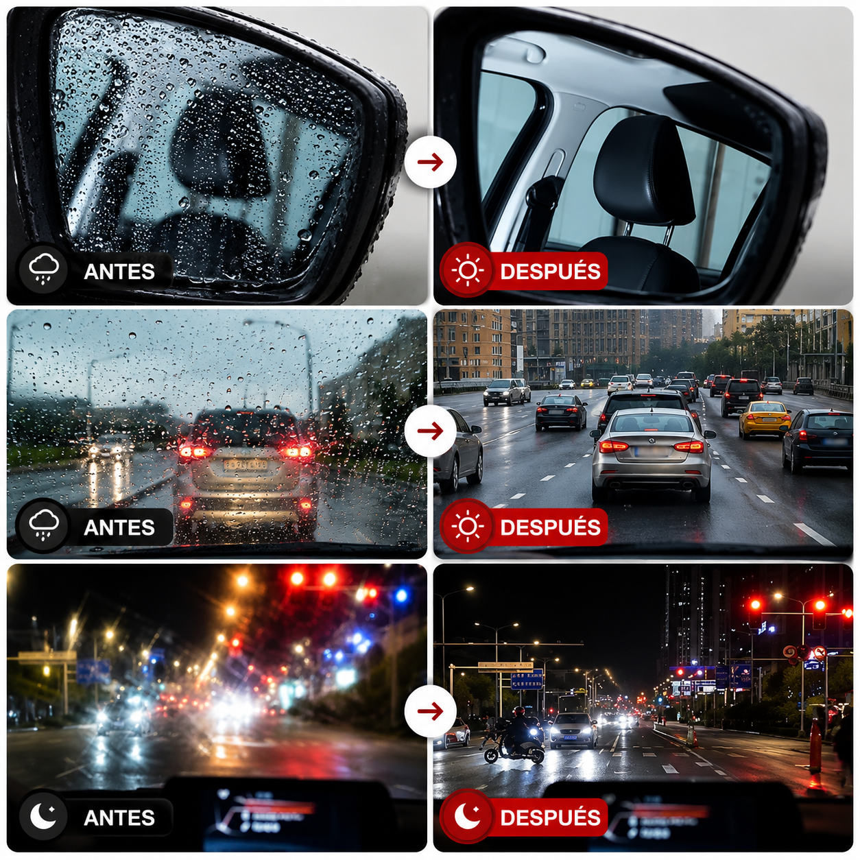🚘 ClearDrive™ Pack 4 | Esponjas Anti Empañantes Premium