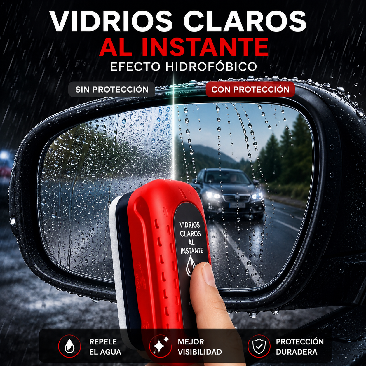 🚘 ClearDrive™ Pack 4 | Esponjas Anti Empañantes Premium