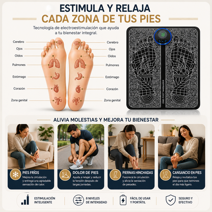 Zenya™ Relief Pack Masajeador de Pies + Masajeador de Espalda