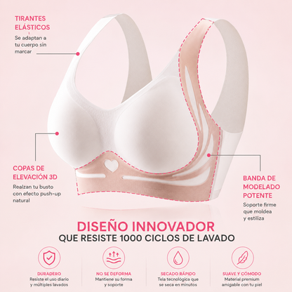 LumiLift™ Pack 3 Sujetadores Push-Up Sin Varillas