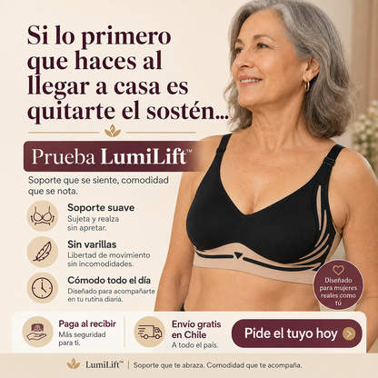 LumiLift™ Pack 2 | Sujetadores Push-Up sin Varillas y Antiflacidez
