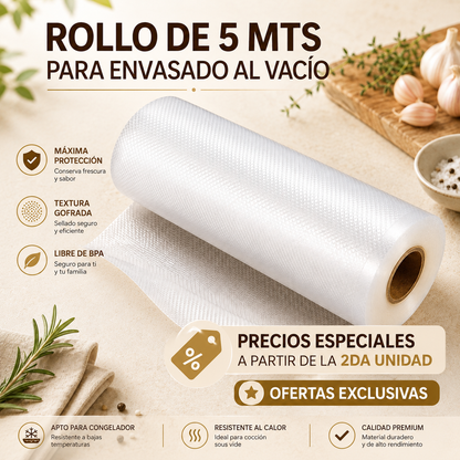 ROLLO 5 M SELLADORA DE ALIMENTOS
