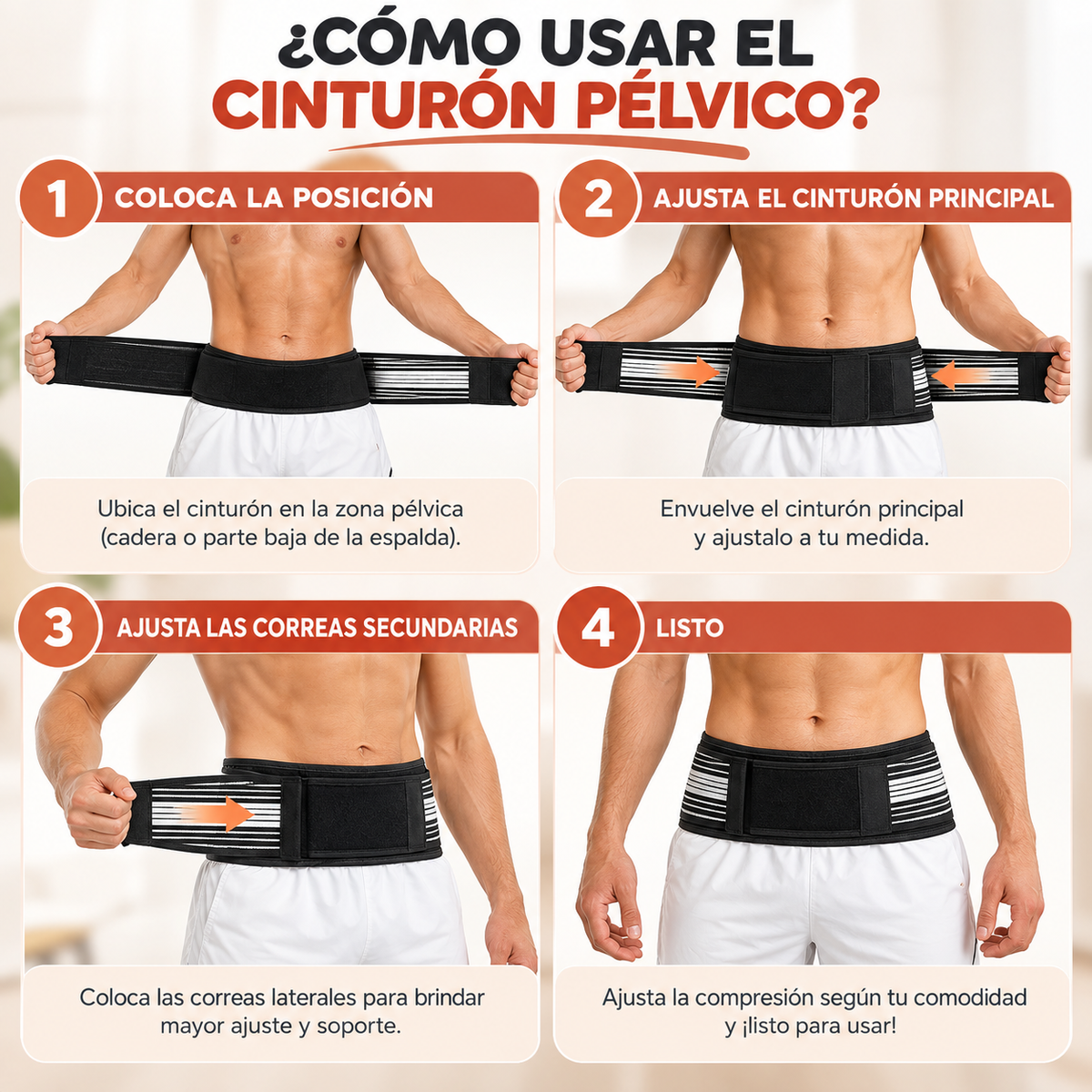 LumboFit™ Cinturón Pélvico Ajustable