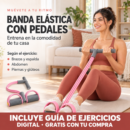 FlexFit 360™ Banda Elástica de Resistencia Con Pedal