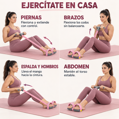 FlexFit 360™ Banda Elástica de Resistencia Con Pedal