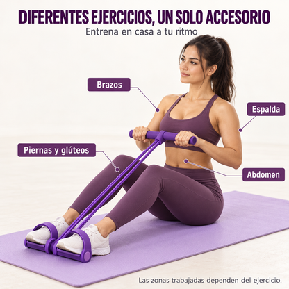 FlexFit 360™ Banda Elástica de Resistencia Con Pedal