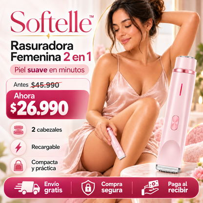 Softelle™ 2 en 1 - Rasuradora Femenina Recargable
